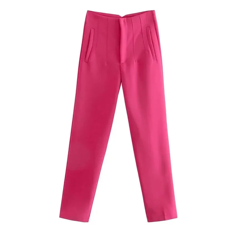 Office Wear High waist Pants