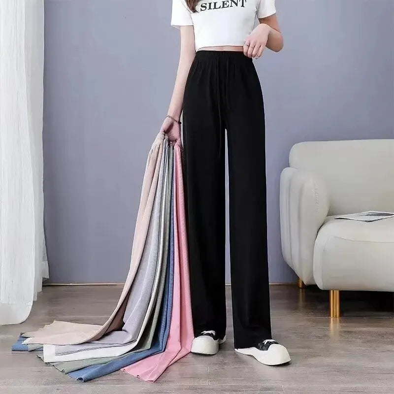 Women's Pants - High Waist Loose