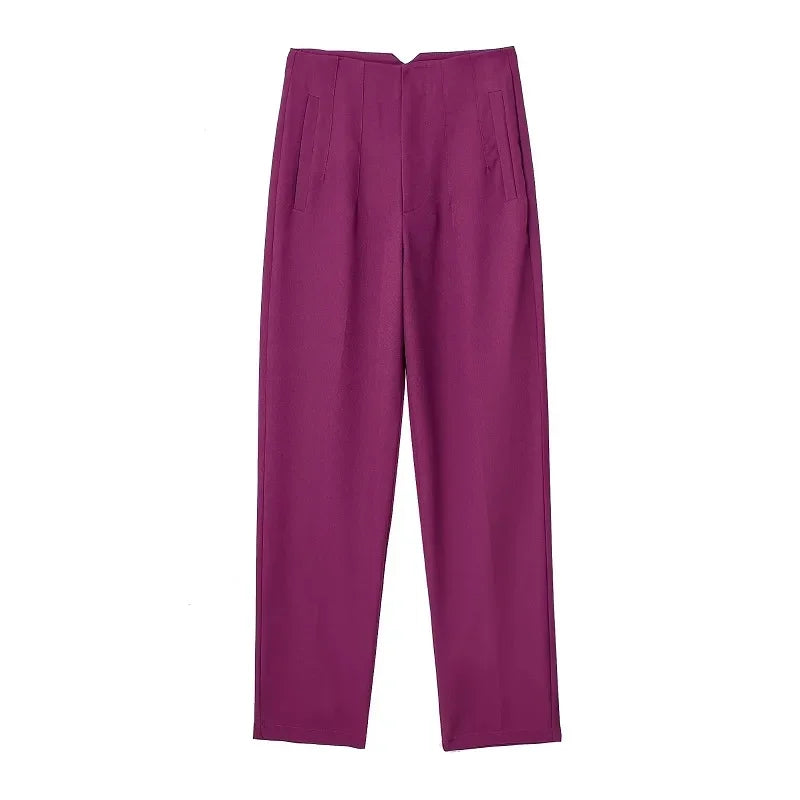 Office Wear High waist Pants