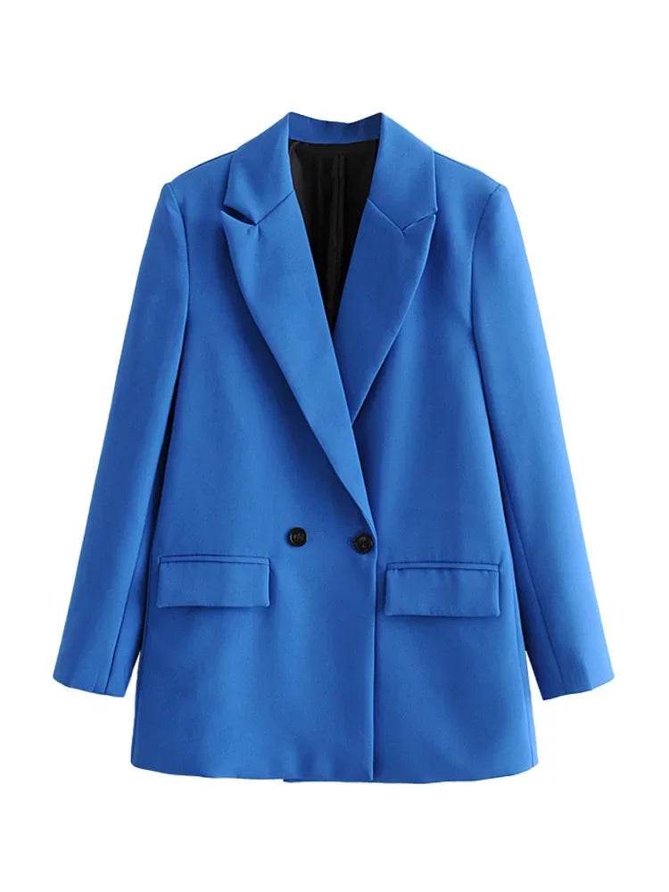 Women Blazer Vintage Coat