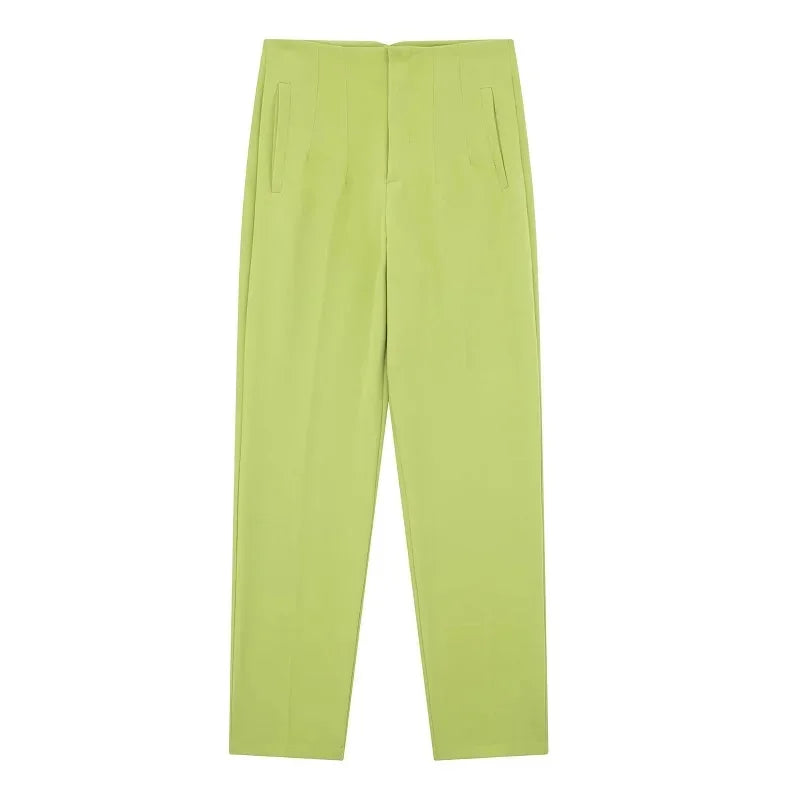 Office Wear High waist Pants