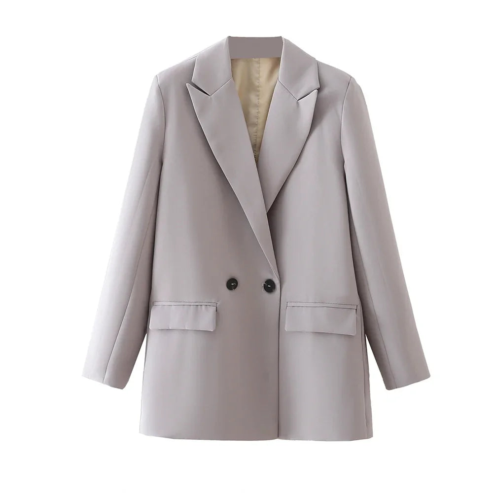 Women Blazer Vintage Coat