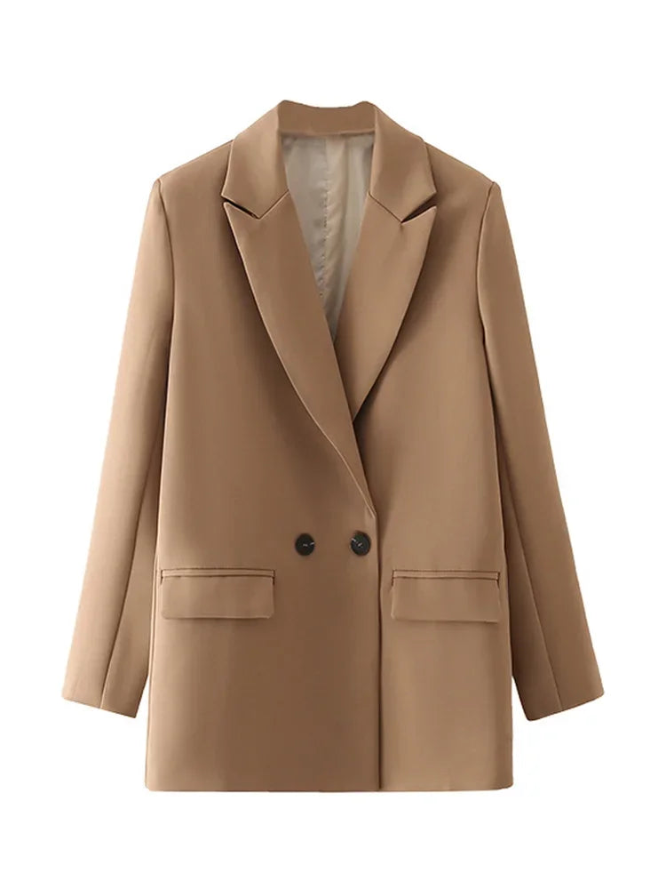 Women Blazer Vintage Coat