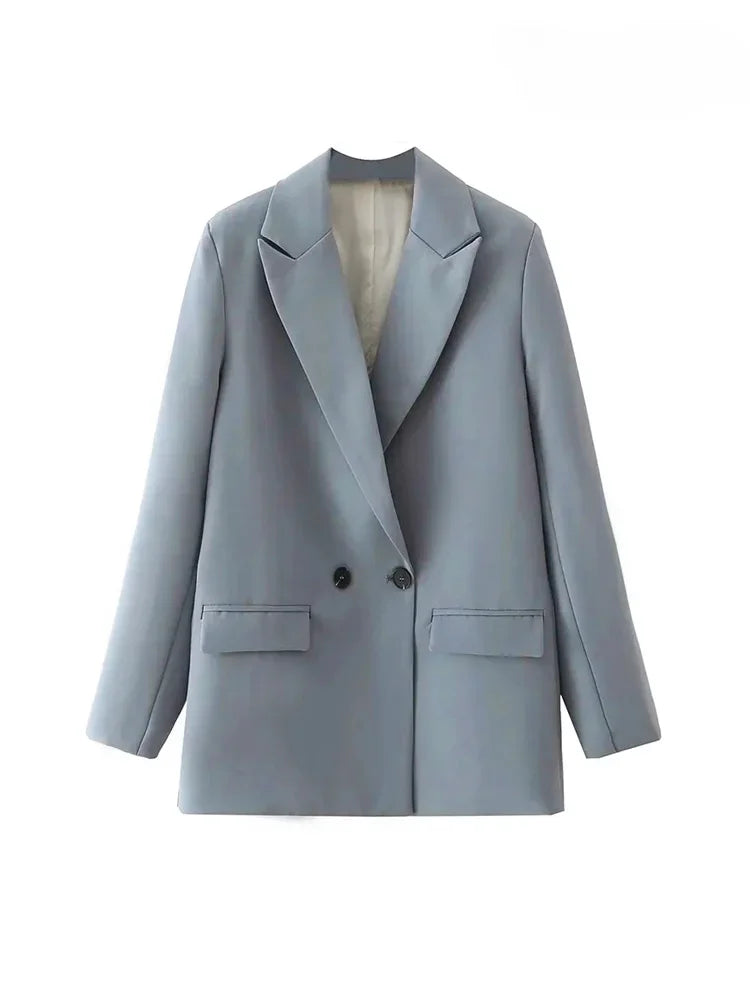 Women Blazer Vintage Coat