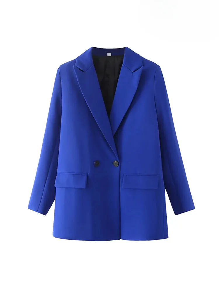 Women Blazer Vintage Coat