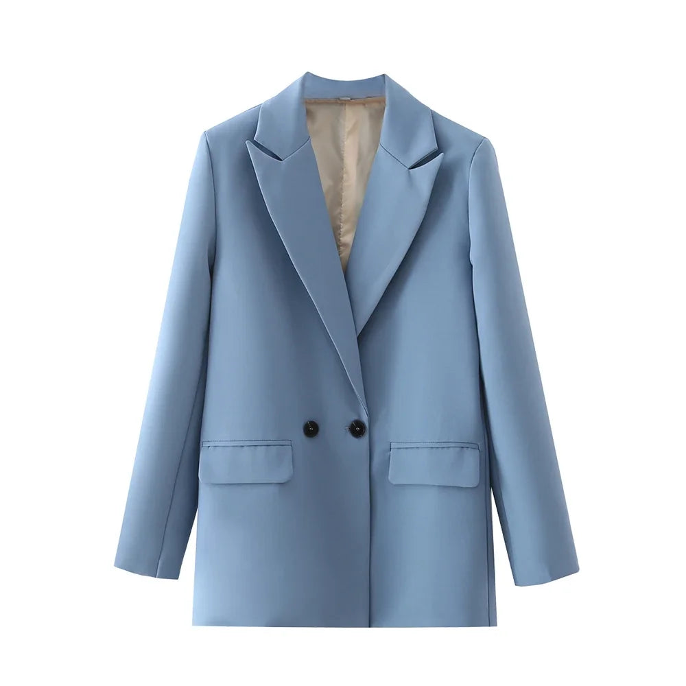 Women Blazer Vintage Coat