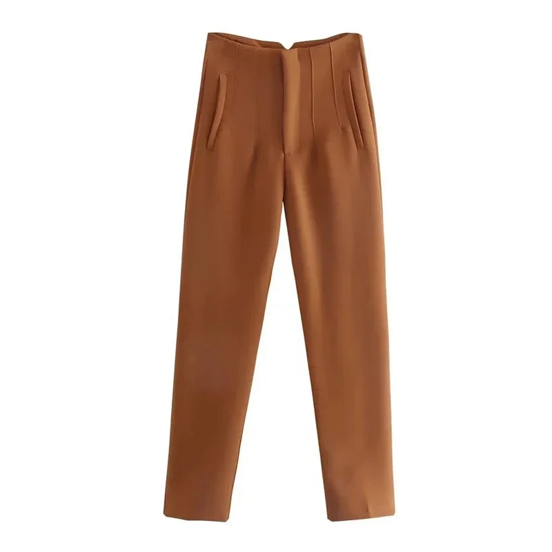 Office Wear High waist Pants