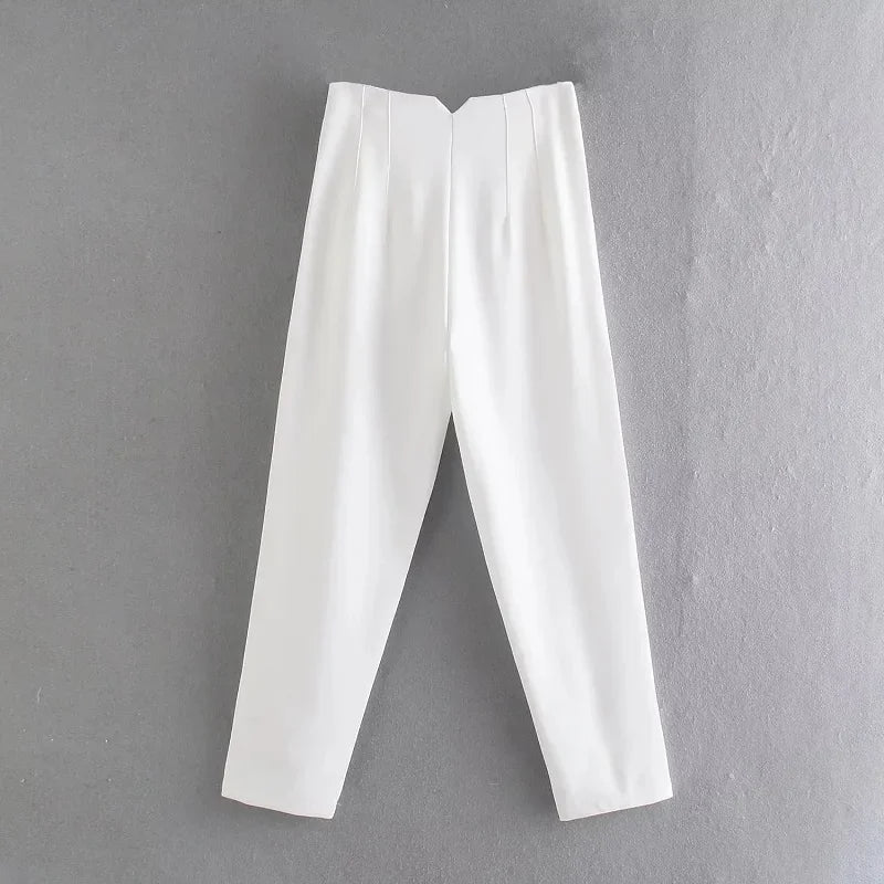 Office Wear High waist Pants