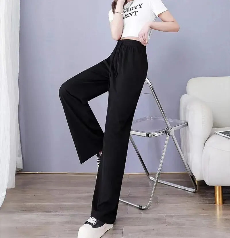 Women's Pants - High Waist Loose