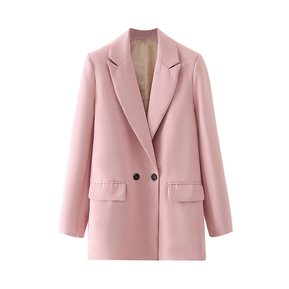 Women Blazer Vintage Coat