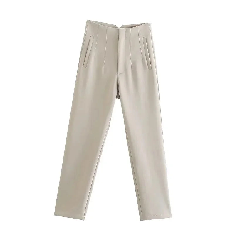 Office Wear High waist Pants