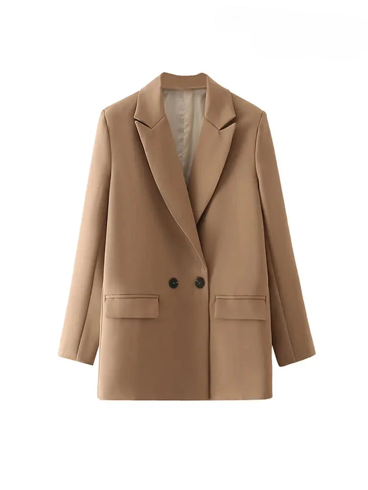 Women Blazer Vintage Coat