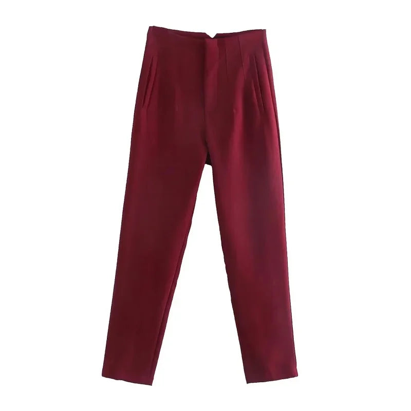 Office Wear High waist Pants