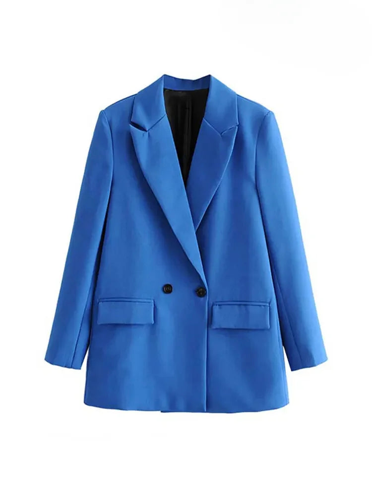 Women Blazer Vintage Coat