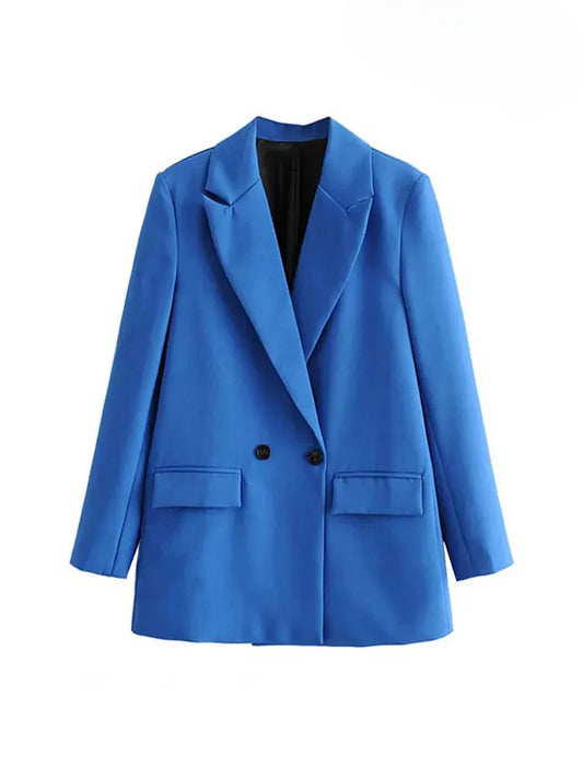 Women Blazer Vintage Coat