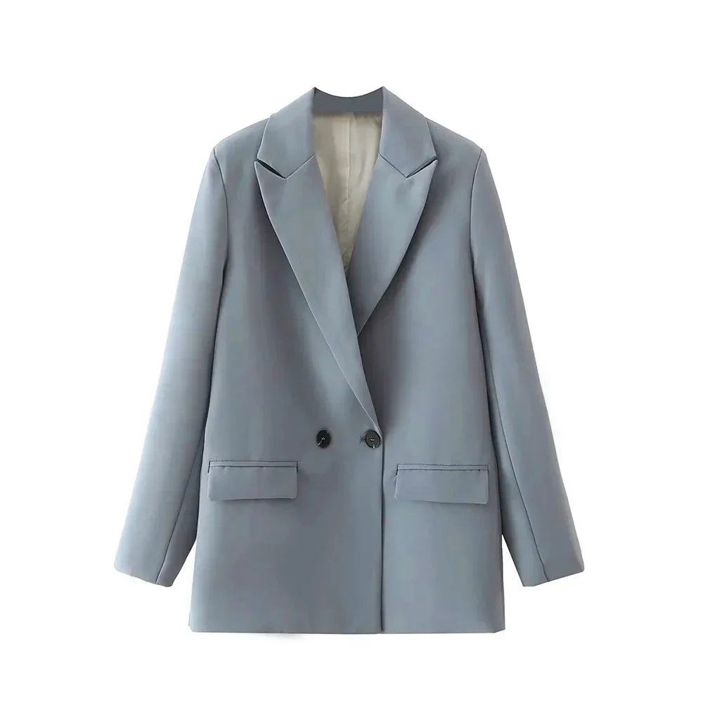 Women Blazer Vintage Coat