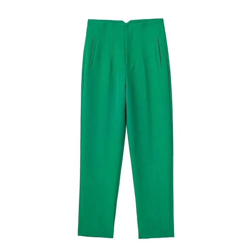 Office Wear High waist Pants